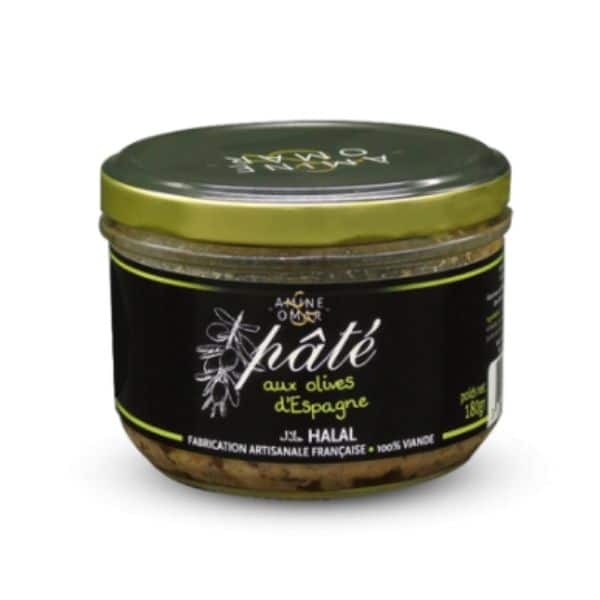 Pâté halal aux olives d'espagnes AVS