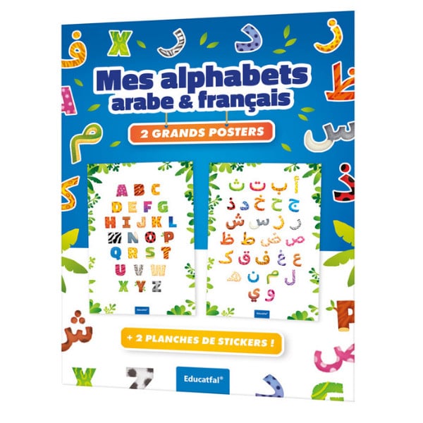 Posters alphabets arabe et français
