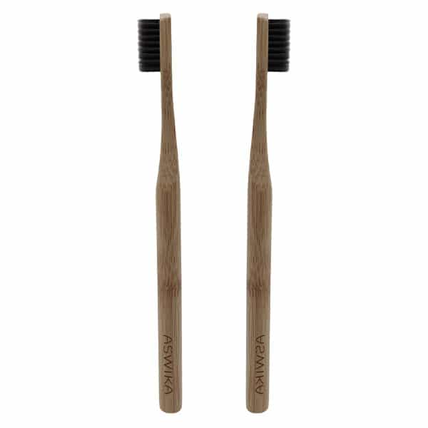 brosse à dents en bambou par 2