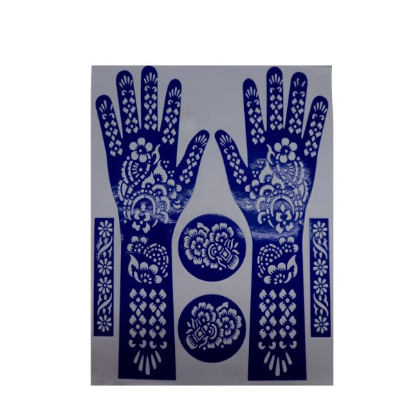 Plaque à motifs pour tatouage au henné